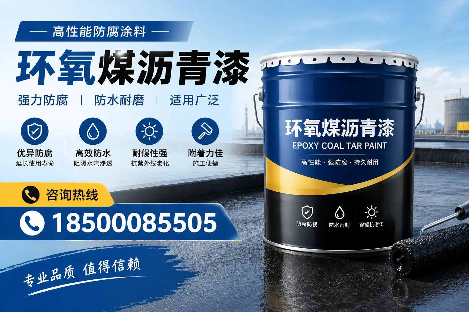 环氧煤沥青漆的主要成分与功能，永城用户深度了解